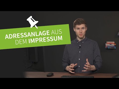 Im ersten Video von „Angepinnt“ zeigt Hendrik Schneider die komfortable und schnelle Funktion Adressen aus dem Impressum einer Website korrekt im VARIO ERP-System zu erfassen.