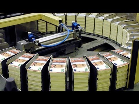 Как печатают Евро банкноты ? Процесс в подробностях Printing € Banknote