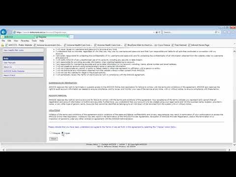 AHCCCS Online Provider Portal - How to Register for an...