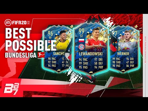 BEST POSSIBLE BUNDESLIGA TEAM! w/ TOTS LEWANDOWSKI & TOTS WERNER | FIFA 20 ULTIMATE TEAM