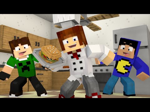 Minecraft: WHAT ARE WE EATING TODAY?!  - Casa Dos Youtubers #05