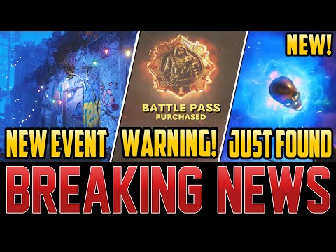 FIRST EVER MASSIVE ZOMBIES EVENT LEAKED – WARNING BATTLE PASS BUG! (Cold War Zombies)