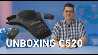 Unboxing Snom C520 - WiMi Konferenztelefon (Deutsch)