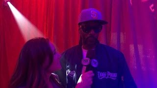 ATL@SD: Snoop Dogg on throwing out the first pitch