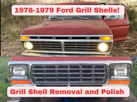 1978-1979 Ford F-150 Grill Shell Polishing and Swap!