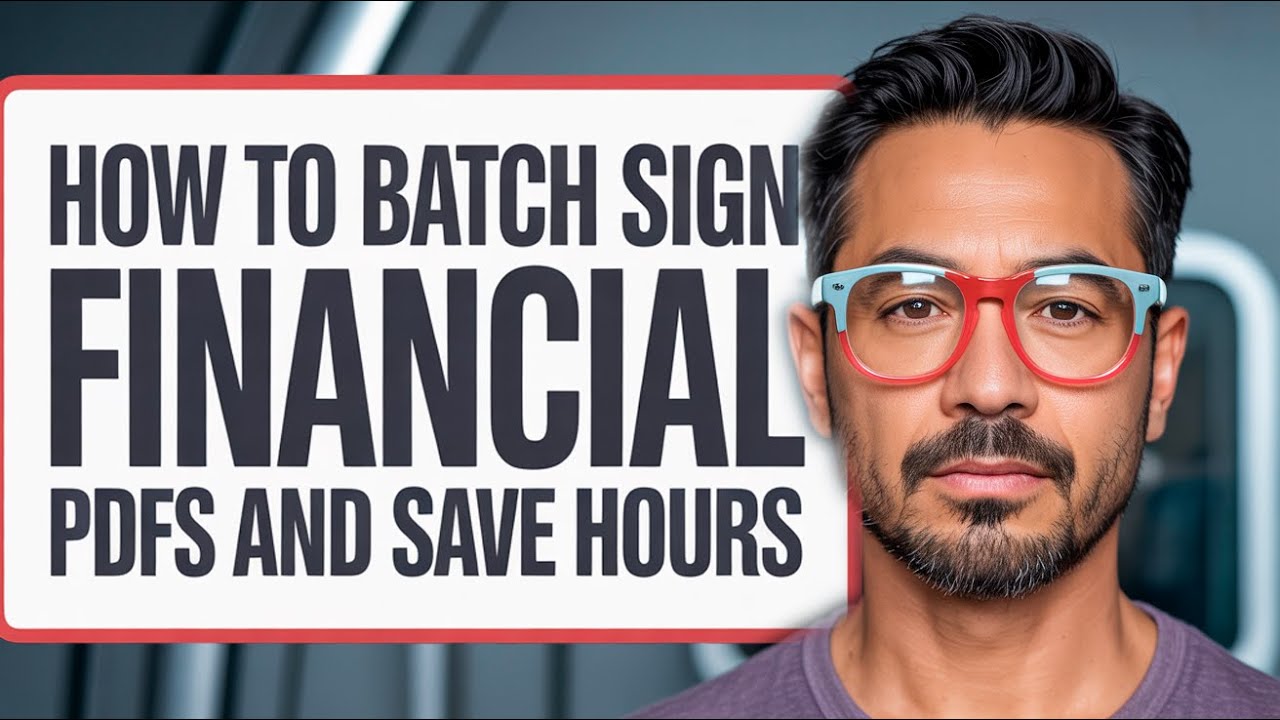 How to Batch Sign Financial PDFs and Save Hours