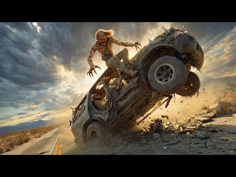 In a Post-Apocalyptic World, a Woman Trapped in a Car Battles a Deadly Creature!
