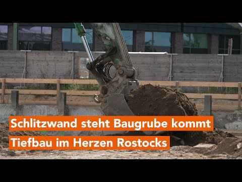 Diaphragm wall, anchors and visions for the future – News from the construction site for Rostock ...