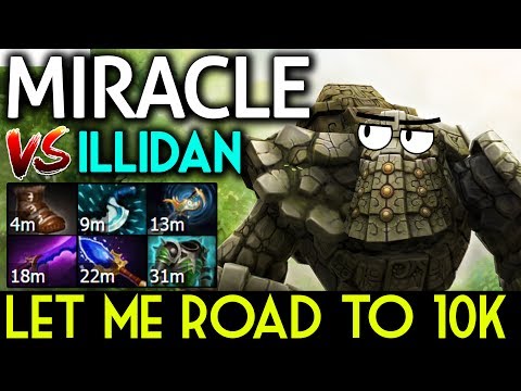 Let Me Road to 10k MMR Tiny by Miracle- VS Illidan EU Ranked Dota 2