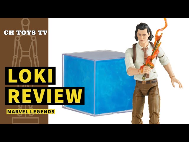 Vídeo relacionado con Marvel Legends Series - Teseracto - Accesorio electrónico para Juego de rol con Luces y Figura de acción de Loki de 15 cm - Marvel Studios