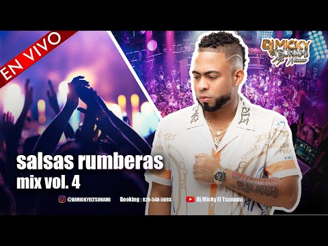 SALSAS RUMBERAS MIX VOL.4 💃🕺🏻DJ MICKY EL TSUNAMI 🥁🪘MR Waooo!