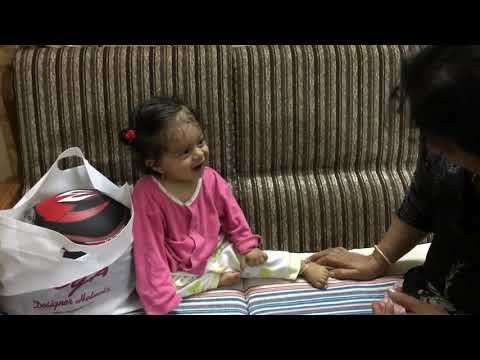 Praneel at 11 months - learning new tricks