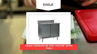 Stainless Steel Enclosed Base Commercial Work Tables