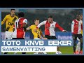 Feyenoord en NAC treffen elkaar in doelpuntrijke halve finale van de TOTO KNVB Beker