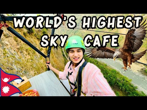 Dining at the World's Highest Sky Cafe in Kushma, Nepal - Rs 5000 - Adventure Vlog - Amazing View
