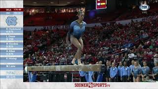 Khazia Hislop (North Carolina) - Balance Beam (9.900) - North Carolina at Oklahoma 2018