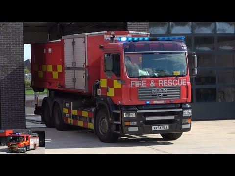 *RARE* High Volume Pump & Prescot Support Rescue Pump Turnout - Merseyside Fire & Rescue Service
