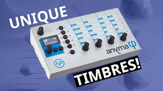 Video thumbnail for Aodyo Anyma Phi Physical Modeling Synthesizer: Unboxing and Big Sound Demo by SYNTH ANATOMY
