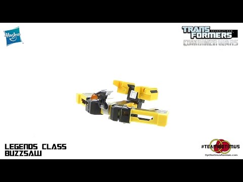 Transformers Combiner Wars Legends Class Buzzsaw Video Review