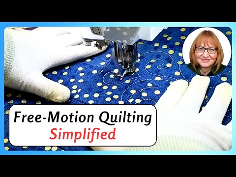 How to Free-Motion Quilt on Your Home Sewing Machine (Beginner Friendly!)
