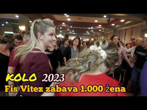 Svi igraju urnebesno KOLO - zabava hiljadu žena ~ FIS Vitez 14.01.2023.