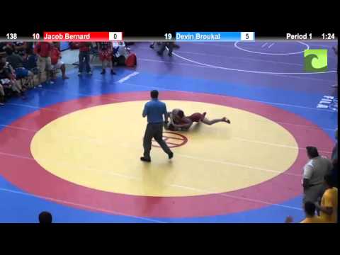 138 Jacob Bernard vs. Devin Broukal