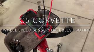 C5 Corvette Wheel Speed Sensor Troubleshooting