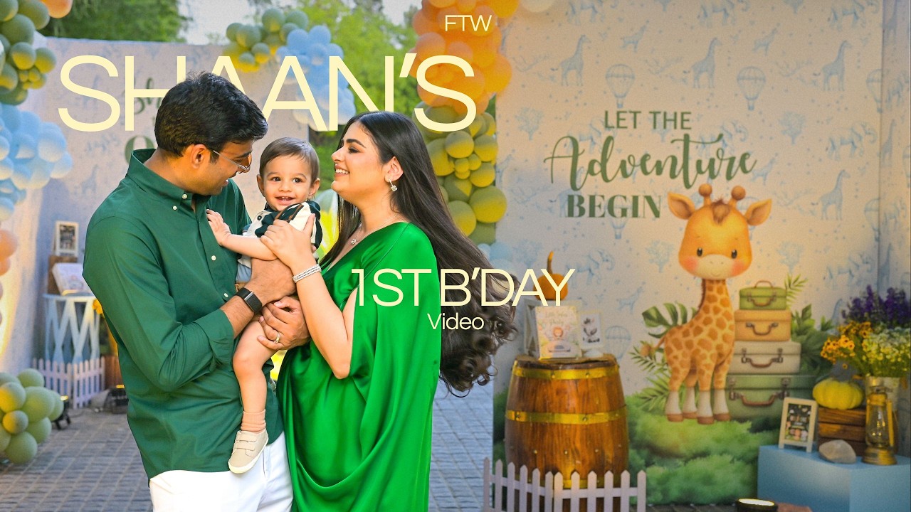 shaan's 1st Bday Video
