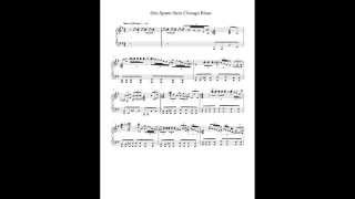 Blues Piano, Otis Spann Style "Chicago Blues" with SHEET MUSIC