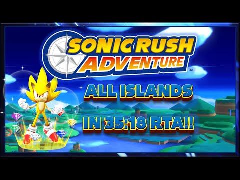 Sonic Rush Adventure - All Islands Speedrun (35:18 IGT; 46:25 RTA)