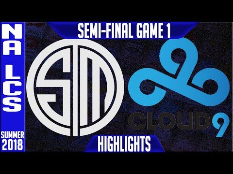 TSM vs C9 Highlights Game 1 | NA LCS Playoffs Semi-Final Summer 2018 | Team Solomid vs Cloud9