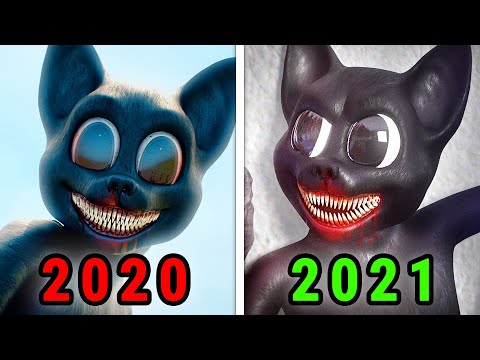 The Evolution Of Cartoon Cat (Horror Skunx)