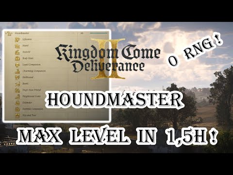 [EN] Houndmaster| How to easily max out | Kingdom Come Deliverance II [PC]