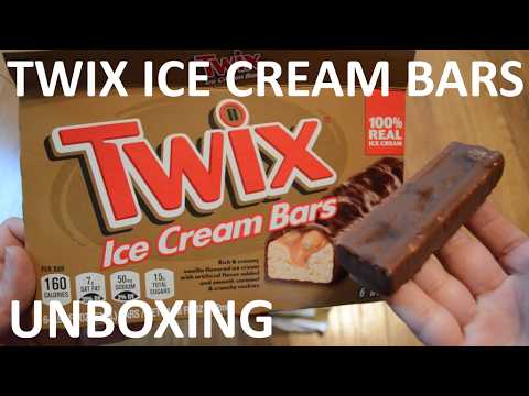 Unboxing Twix Ice Cream Bars