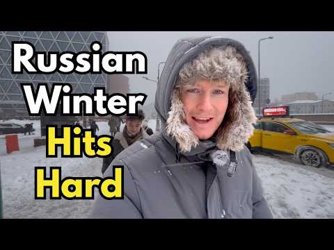 Moscow Snowstorm: Russian Winter Is Unreal!