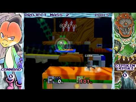 Project Mass 2 *Pools* Connrad(Lucario) vs DipsklinTheLipski(Fox, Marth)