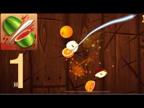 Fruit Ninja - Gameplay Walkthrough Part 1 - Fruit Game (iOS, Android)