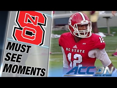 NC State's Jacoby Brissett Throws Incredible Pass From His Back  | ACC Must See Moment