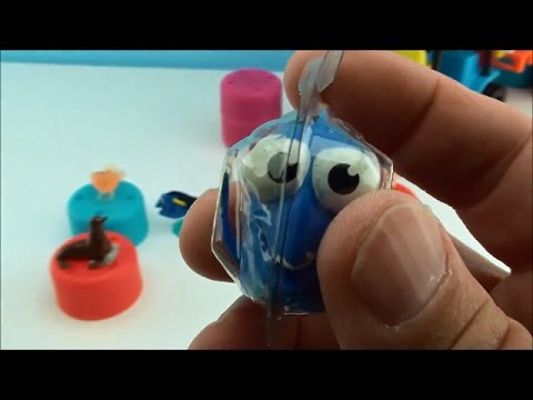 Surprise Capsules Finding Dory Toys Micro Lites Blind Bags Kids Playing Fun Video