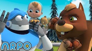 Family Scavenger Hunt! | ARPO The Robot | Funny Kids Cartoons | Kids TV Full Episodes