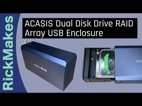 ACASIS Dual Disk Drive RAID Array USB Enclosure