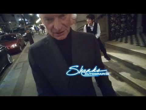 Meeting Sting 'Mr Gordon Sumner' Of the Police, Signing Autographs In London ivor novello awards.