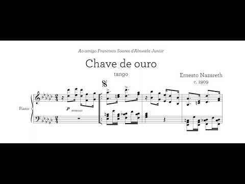 Ernesto Nazareth - Chave de ouro (Alexandre Dias, piano)