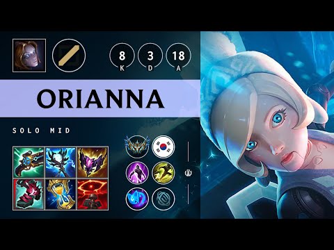 Orianna Mid vs Akali - KR Challenger Patch 25.13