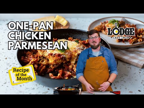 Chef Kris Makes One-Pan Chicken Parmesan Pasta | Lodge Cast Iron Recipe of the Month