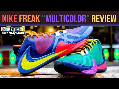 Nike Zoom Freak 1 "Multicolor" Review + On Foot · Sizing Guide + Fit · "Multi Color" "What The"