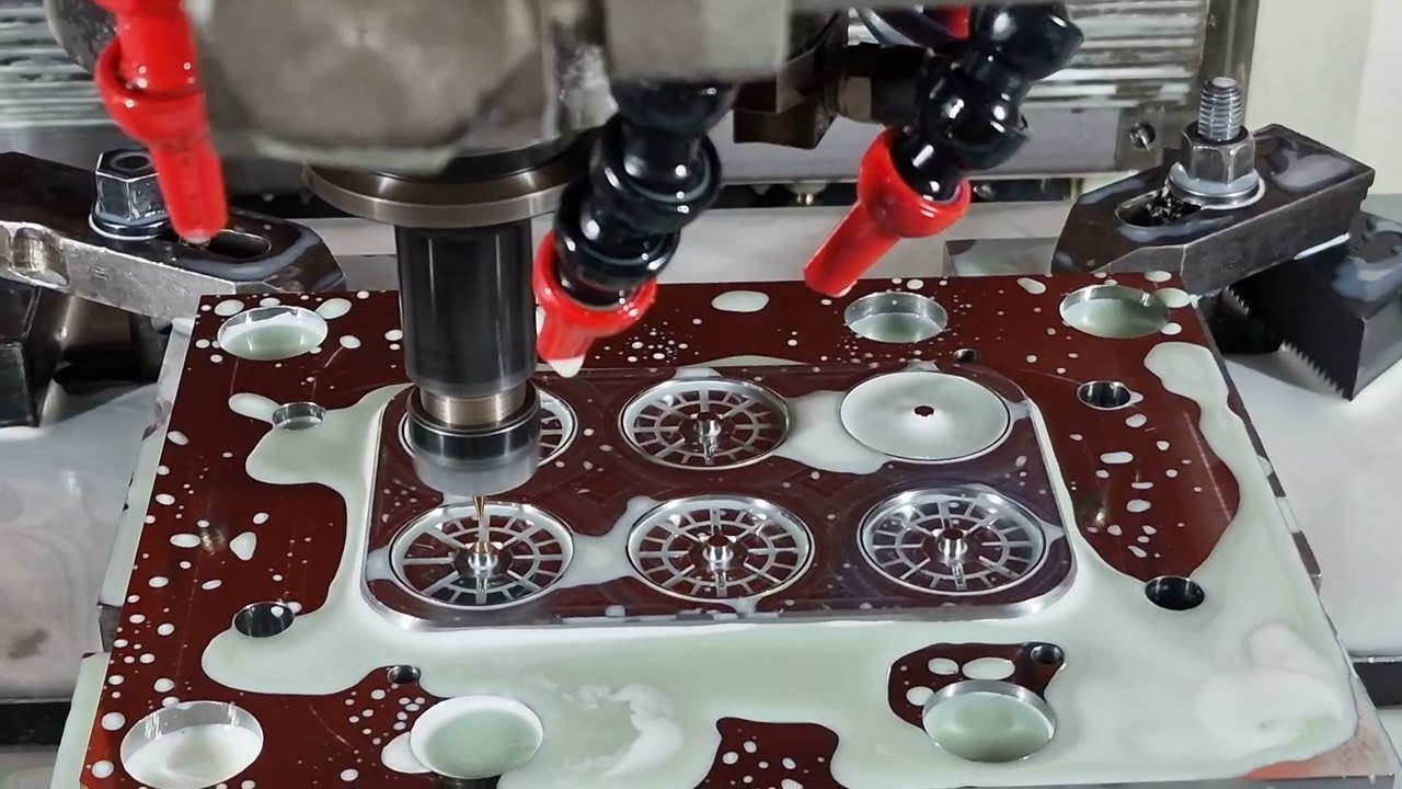 CNC Milling with 0.8 mm Tool | High-Precision Precision Mold Cavity Machining