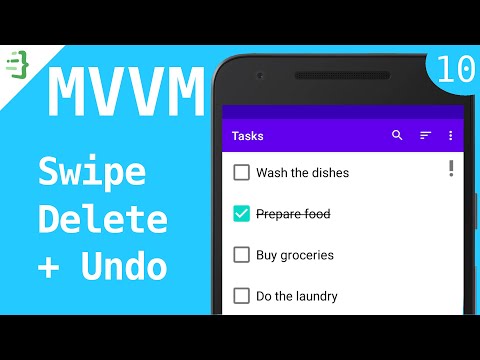 Project Setup MVVM To Do List App with Flow and Architecture Components 1