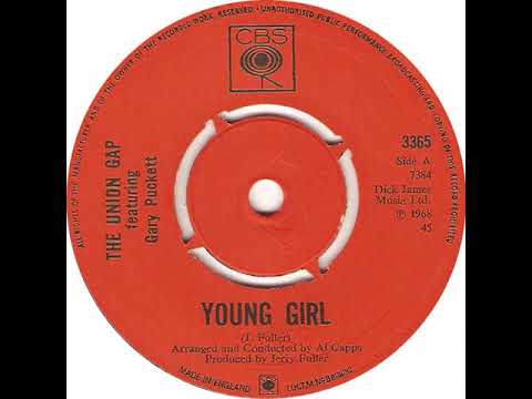 UK New Entry 1968 (89) The Union Gap Featuring Gary Puckett - Young Girl