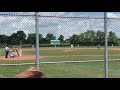 Slow motion video of pitching in game